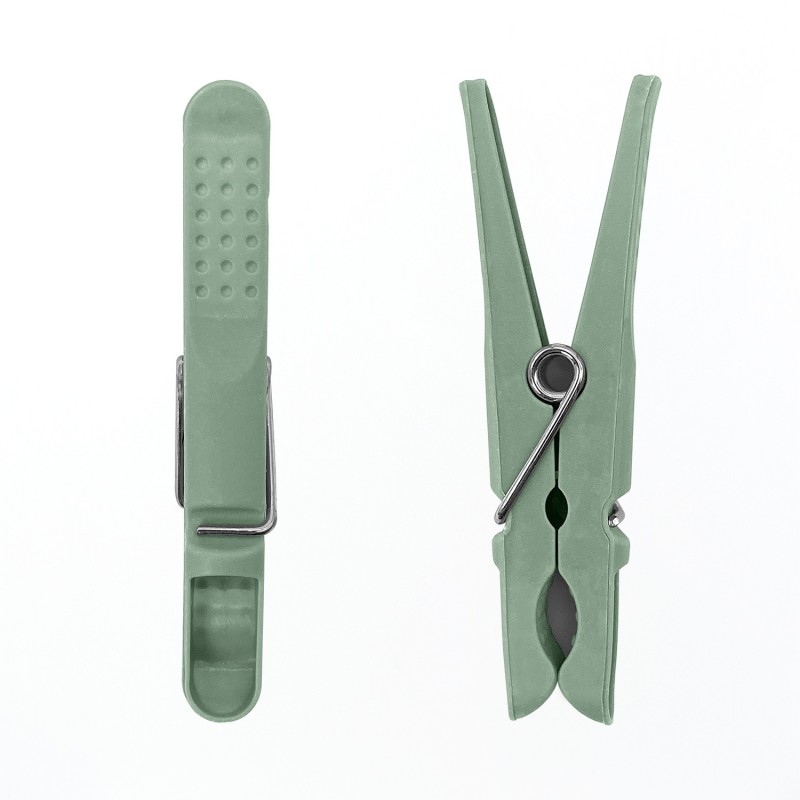 HANGERWORLD Lot De 36 Pinces à Linge + Sac De Rangement Turquoise - Pinces Douces Sans Marque