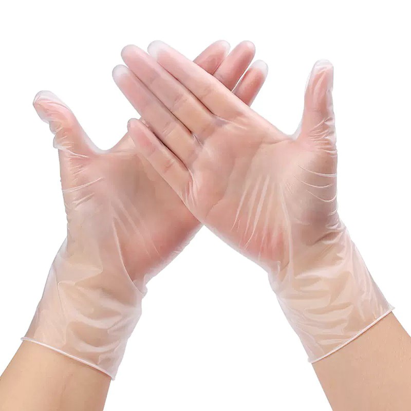 Adoptez les gants fins vinyle taille L par 10 !