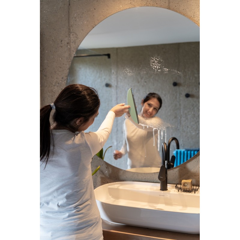 Raclette bimatière pour nettoyage vitre et douche taille 25 cm