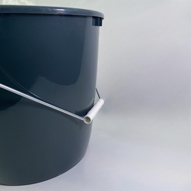 Seau Intérieur De Poubelle Rond En Plastique - Avec Poignée, Remplacement De Sac - Pour Cuisine, Salle De Bain, Extérieur - Facile à Nettoyer - 5